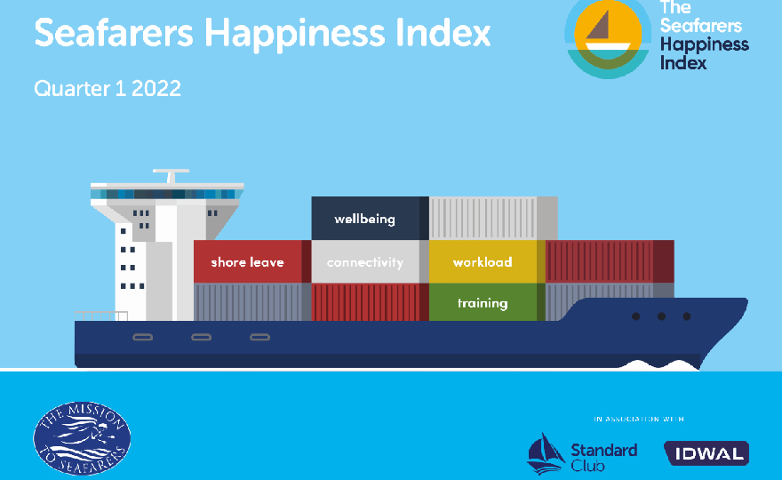 Wave after wave of problems causes lowest level of seafarer satisfaction in eight years, says latest Seafarers Happiness Index